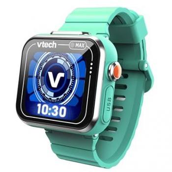 Vtech Kidizoom Smartwatch Max Aguamarina: Reloj Inteligente para Niños +4 años, Doble Cámara, Pantalla Táctil Horizontal, Juegos Interactivos, Música