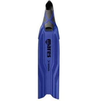 Mares Aletas de Apnea X-Wing Short, Aletas de Freediving, Molde de Inyección, Adulto, Unisex, Azul, Talla 44
