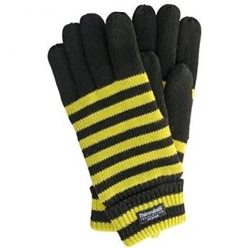 EEM guantes a rayas hombre FAN, Thinsulate, 100% algodón