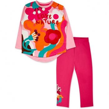 Conjunto de bebé niña Tuc Tuc de punto con camiseta y leggin Besties