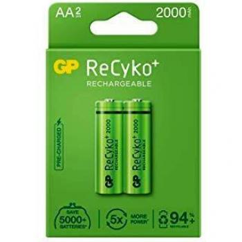 PILA RECARGABLE RECYKO 2100 MAH LR6 2 UNIDADES