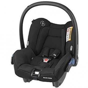 Maxi-Cosi Citi, Silla Auto Grupo 0+, Silla coche bebé portátil, bebé recién nacido hasta 12 meses, Color essential black