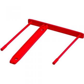Bankers Box CRC 00896 - Fasteners de plástico clip, 85 mm, rojo