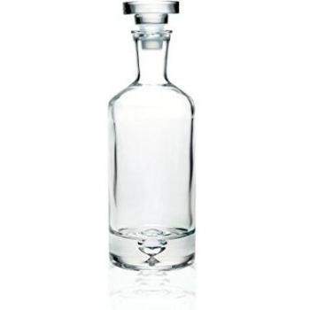 Clear Glass Decanter Carafe for Whiskey, Cognac, Liquor or Wine 0.7 L