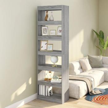 Librería/Partición Sonoma Gris 60x30x198cm