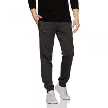 Superdry Orange Label Cuffed Jogger, Pantalones de Deporte para Hombre, Negro