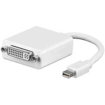 Microconnect MDPDVI adaptador de cable de vídeo 0,15 m Mini DisplayPort DVI-I Blanco