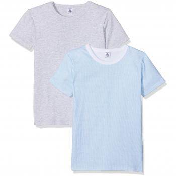 Petit Bateau X2 Ts Mc Minicheck Ajb, Conjunto de Ropa Interior para Niños, Multicolor
