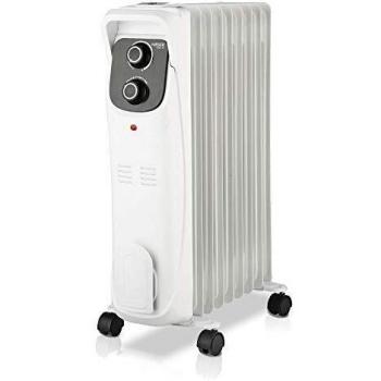 HAEGER Elan IX - Calefactor Radiador Eléctrico de Aceite con 2000W de Potencia, 3 velocidades - termostato Regulable, 5 Canales de Aceite, 3 configuraciones de Calor, Almacenamiento del Cable.