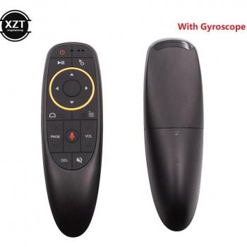 G10 Mando a Distancia Universal con Ratón de Aire, Micrófono y Giroscopio para TV Samsung y LG, Receptor USB, Control Remoto 2.4G, Android TV