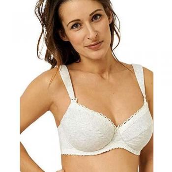 Sans Complexe 71AAE46 Women's Calin Heather Grey Underwired Maternity Nursing Bra 85D