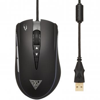 RATÓN GAMING GAMDIAS ZEUS M1 - SENSOR ÓPTICO - 1200/7000DPI - 1000HZ - PESOS AJUSTABLES - ILUMINACIÓN RGB - CABLE USB 1.8M
