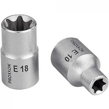 Proxxon 23 384 Vaso TX de 1/2, Tamaño E 14, Longitud Total 38mm