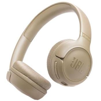 Auriculares Inalámbricos JBL Tune 530BT Beige - Bluetooth, Plegables, 76 Horas de Reproducción con JBL Pure Bass