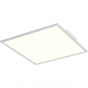 Lindby Quais panel LED moderno de techo en blanco, 4.000K, 60x60 cm, hecho de plástico, ideal para cocina, con 1 lámpara LED