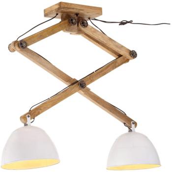 Lámpara de techo blanca 25 W E27 29x18x85 cm