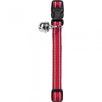 Collar para gato con luz intermitente elástico rojo Hunter