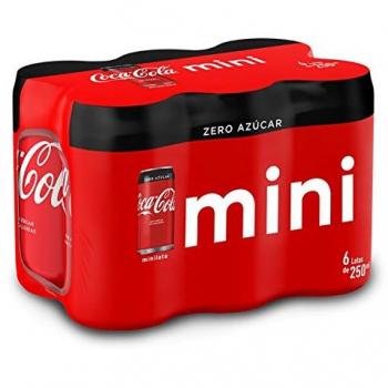 Coca-Cola Zero Azúcar, 6 x 200ml
