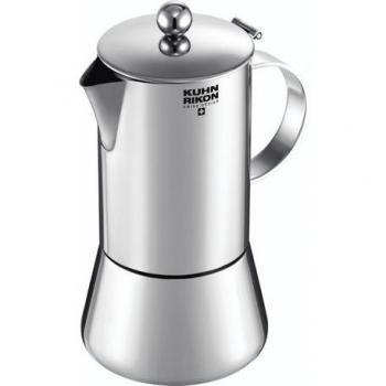 KUHN RIKON 38095 Cafetera Italiana Espresso Juliette Acero Inoxidable 0,5L 10 Tazas inducción, 0.5 litros