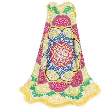 honeysuck Mandala Lotus Yoga Mat Toalla de playa manta