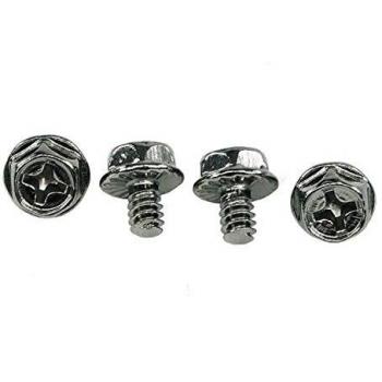 Phobya UNC 6-32 x 5 Cross-Slot Screws (4pcs) - Black Nickel Finish