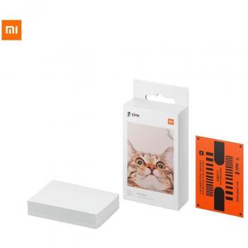 Xiaomi Mijia ZINK Papel Fotográfico Autoadhesivo para Impresora de Bolsillo Mini, 50 Unidades