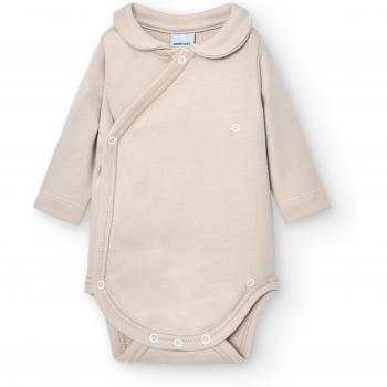 Pack de 2 bodys cruzados con cuello para bebé Babidu