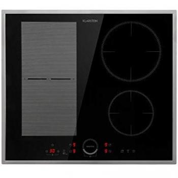 Placa de Inducción Klarstein Delicatessa 60 Hybrid Prime 4 Zonas 7000W Negra