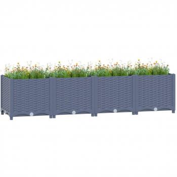 vidaXL Raised Bed 160x40x38 cm Polypropylene