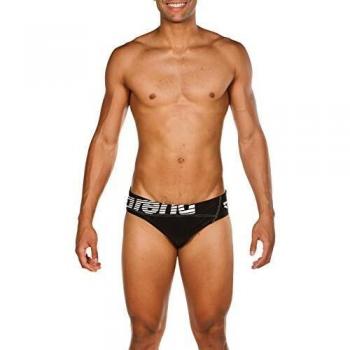 ARENA Serome EVO - Bañador para Hombre, Hombre, Bañadores Ajustados para Hombre, 001794, Negro y Blanco, 9