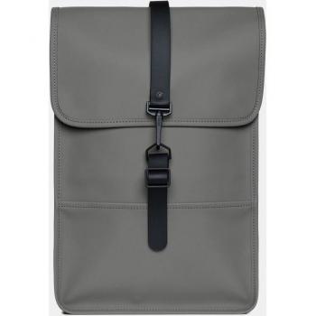 Rains Mini Backpack - Grey - Unisex - One Size - Buckle Closure