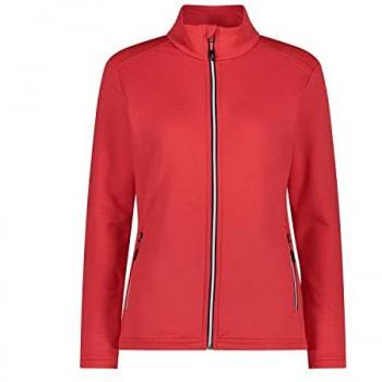 CMP Women's Red Fleece Jacket D44 - Campari/Orange XL
