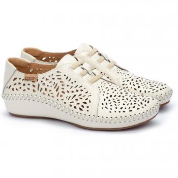 PIKOLINOS Mocasines de mujer de piel con elásticos