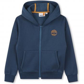 Timberland Sudadera de niño con cremallera, capucha y logo trasero T60326