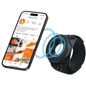 FITPADDY MagSafe-Compatible 360° Rotating Smartphone Armband with Adjustable Strap