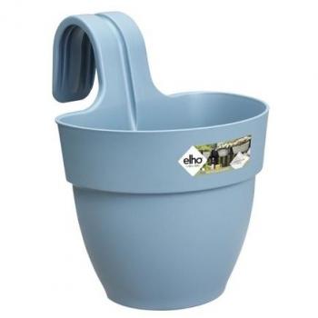 Maceta colgante Elho Vibia Campana Easy Hanger Small 24,1 x 20,5 x 26,5 cm Azul Vintage