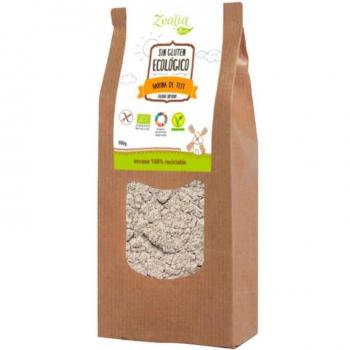 Harina de Teff Integral Sin Gluten Ecológica Zealia 500g