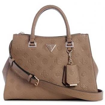 Guess Beige Handbag with Adjustable Shoulder Strap, Female, Size: ONE SIZE