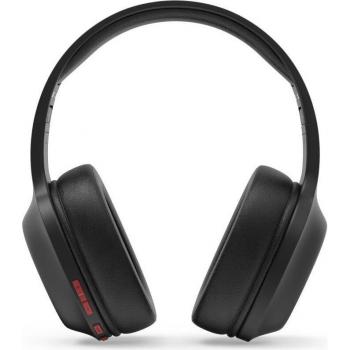 Auriculares Inalámbricos Hama Spirit Calypso II Over-Ear con 60h de Batería, Bass Boost, Faltables y Función Manos Libres, Color Negro-Rojo