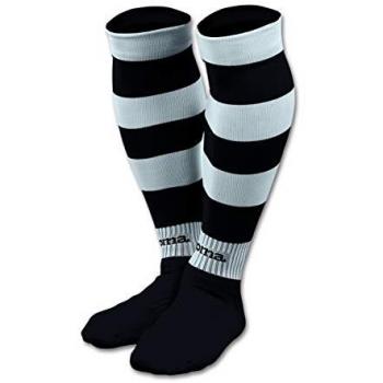 Joma Zebra II Football Socks - Black and White Pack of 4