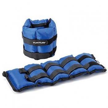 Tunturi Blue Muñecas-Lastres de Tobillos 2,25kg, Un Par, Unisex Adulto, 1