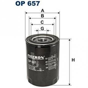 Filtron OP657 Bloque de Motor
