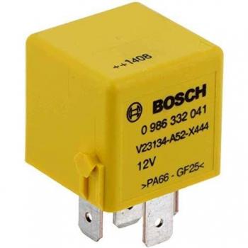 Bosch 0986332041Mini relé de 12 V 40 A, IP5K4, temperatura de funcionamiento de -40 ° a 85 °C, relé de 5 pines