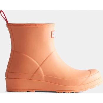 Hunter Original Play Short Women's Wellington Boots - Optimistic Orange