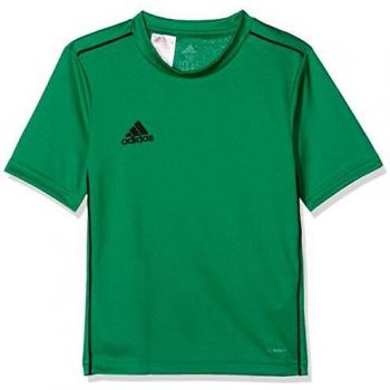 Adidas CORE18 JSY Y T-shirt, Unisex niños, Bold Green/ Black, 1112