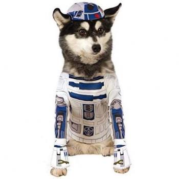 Star Wars - Disfraz de R2-D2 para mascota, Talla M perro