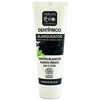 Naturabio Cosmetics Dentifrico Blanqueador Menta-Carbon Activo 75Ml. 1 Unidad 200 g