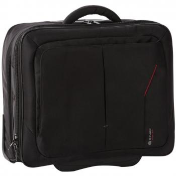 Delsey  Trolley para portátiles, 44 cm, Negro