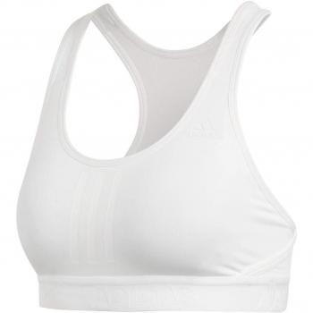 adidas DRST Ask Tec 3S Sujetador Deportivo, Mujer, Blanco, 2XS