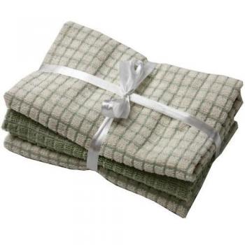 - Superdry Mono Sage/Cream 40cm x 65cm EGYPTIAN TERRY TEA TOWEL by Towelsdirect